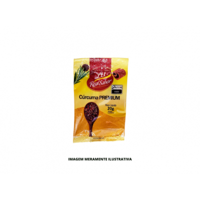 TEMPERO - REAL SABOR - 20g - CURCUMA PREMIUM - CX50